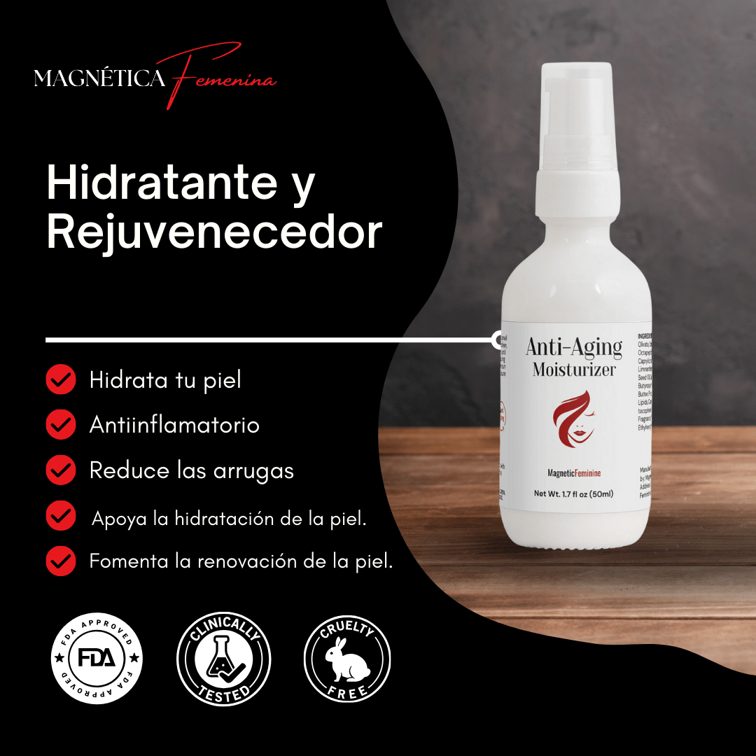 Crema hidratante antiedad para piel normal - MagnéticaFemeninaoption2#MagnéticaFemenina